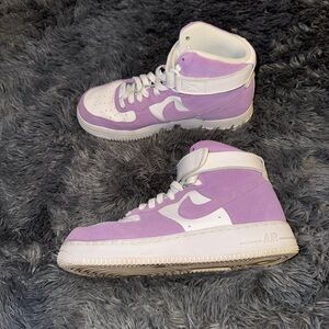 Size 9- Nike Air Force 1 High Retro Light Purple